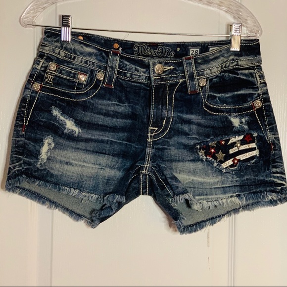 Miss Me Pants - Miss me denim shorts